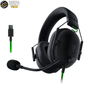Razer BlackShark V2 X Headset Green with 50mm TriForce drivers