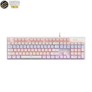 Stinger SK-5000 Mechanical Keyboard 104 Keys RGB White