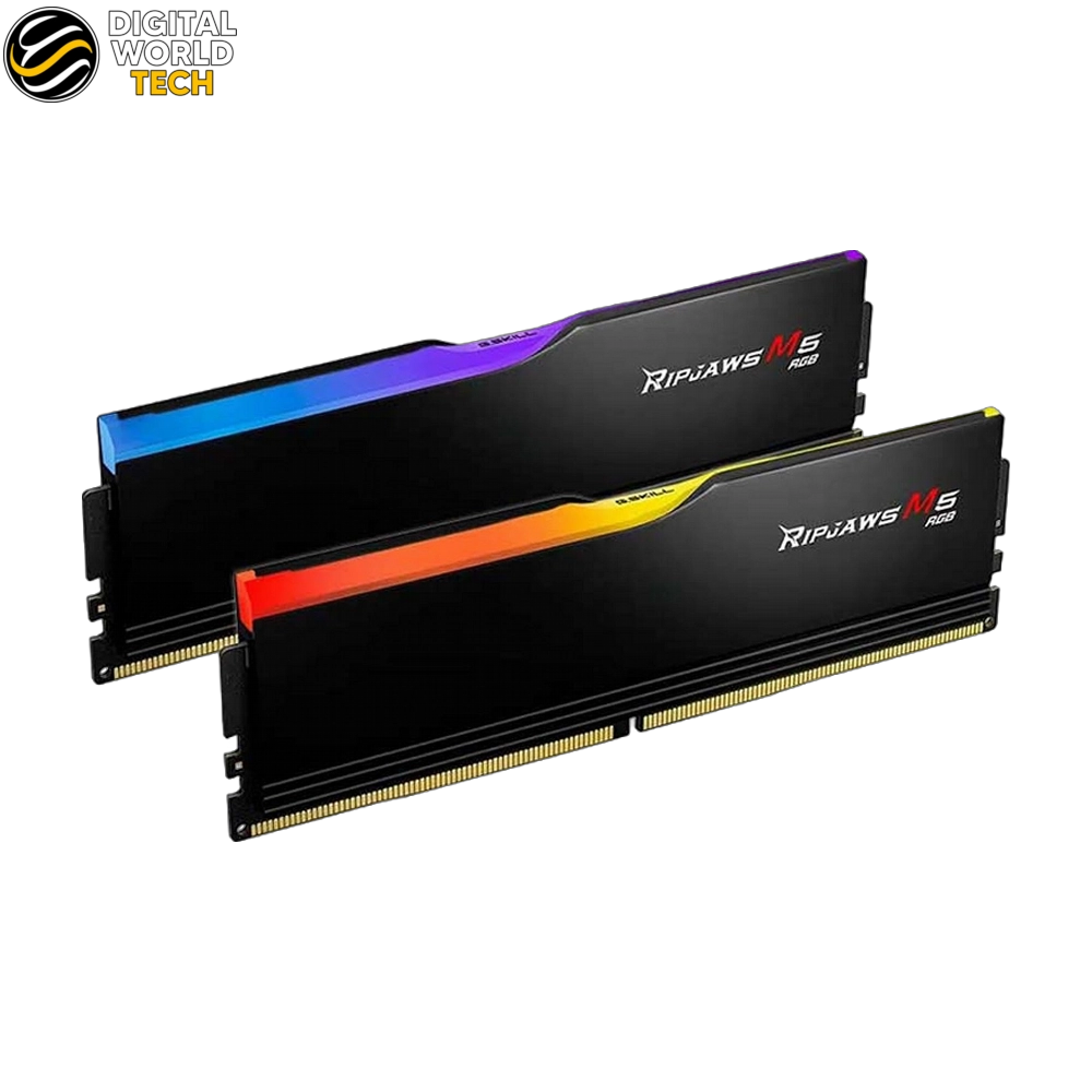 GSKILL Ripjaws M5 RAM 32GB DDR5 6000 CL36 RGB Intel XMP Dual Channel Kit 1 GSKILL Ripjaws M5 RGB RAM 32GB DDR5 6000 CL36 Desktop Memory