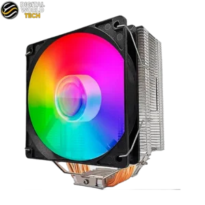 SNOWMAN C400 CPU Cooler with 4 copper heat pipes and dual 120mm fans