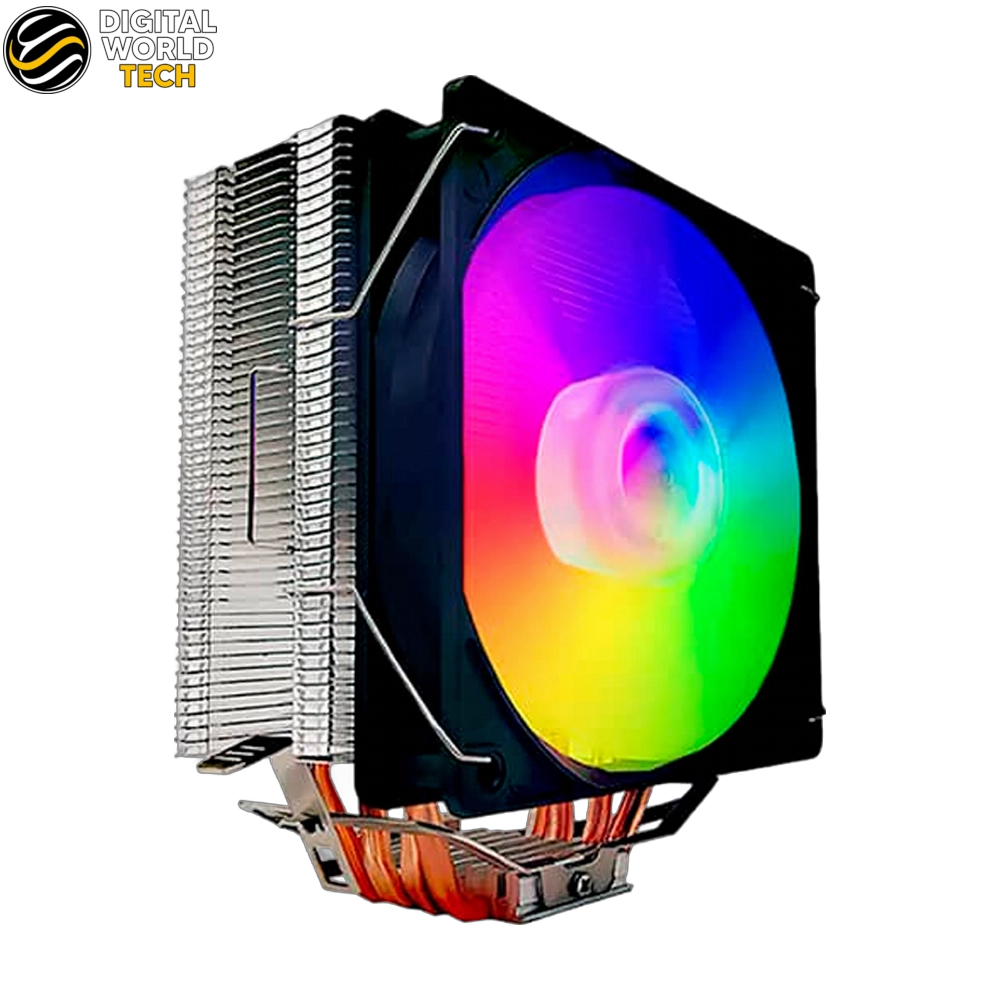 SNOWMAN C400 CPU Cooler Dual Fan 3-Pin 4 Heat Pipes 120mm 160W TDP 2 SNOWMAN C400 CPU Cooler with 4 copper heat pipes and dual 120mm fans