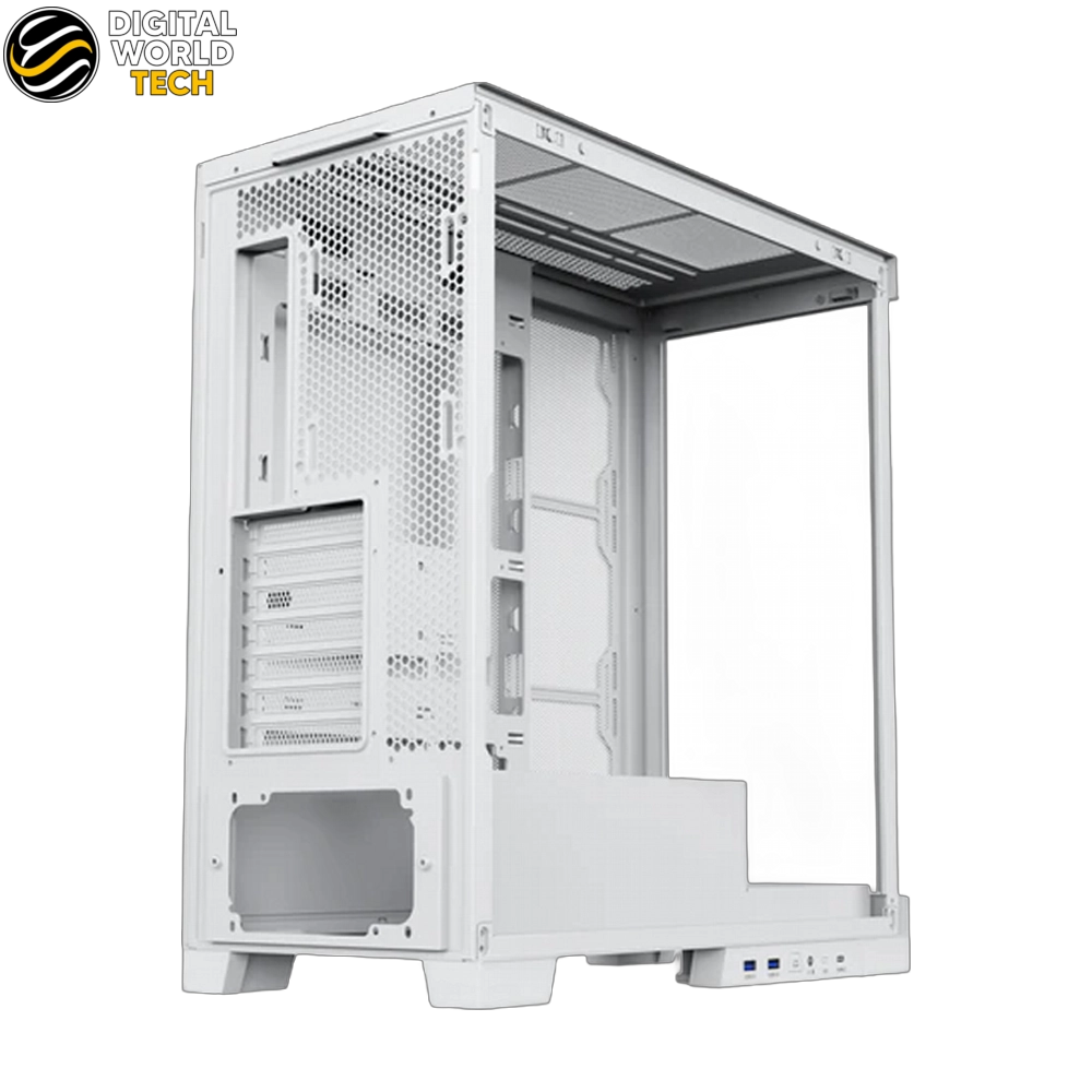 SAMA NEVIEW 4503 Case White ATX Mid Tower Dual Tempered Glass 4 ARGB Fans 6 SAMA NEVIEW 4503 Case White ATX Mid Tower with dual tempered glass and ARGB fans