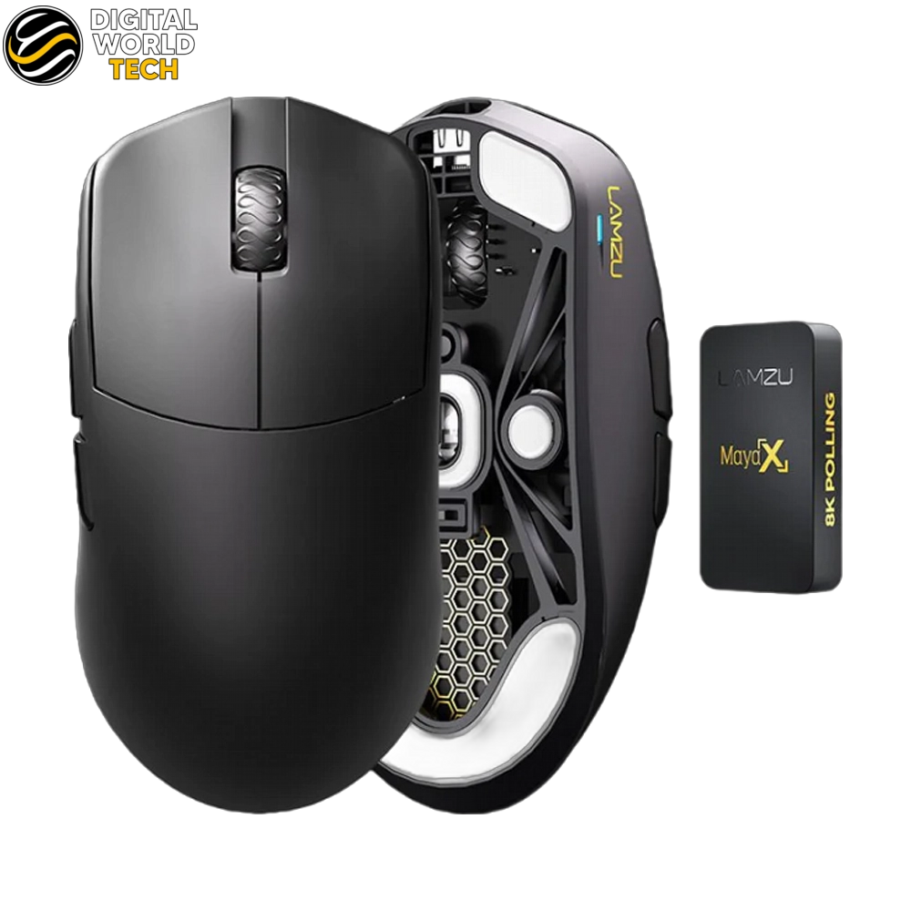 Lamzu Maya X Gaming Mouse 47g Ultra-Lightweight PAW3950 30K DPI Wireless Black 3 Lamzu Maya X Gaming Mouse 47g Black PAW3950 Wireless