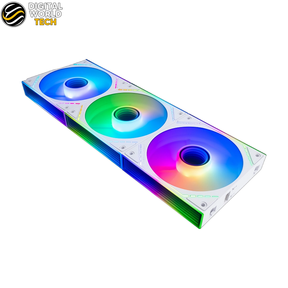 Thermalright TL-M12Q X3 Fan Kit 120mm 3-Pack ARGB PWM White 2 Thermalright TL-M12Q X3 Fan Kit 120mm ARGB White 3-Pack