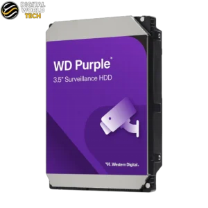 قرص صلب WD Purple بسعة 4 تيرابايت، مقاس 3.5 بوصة، بتقنية SATA، مخصص للمراقبة