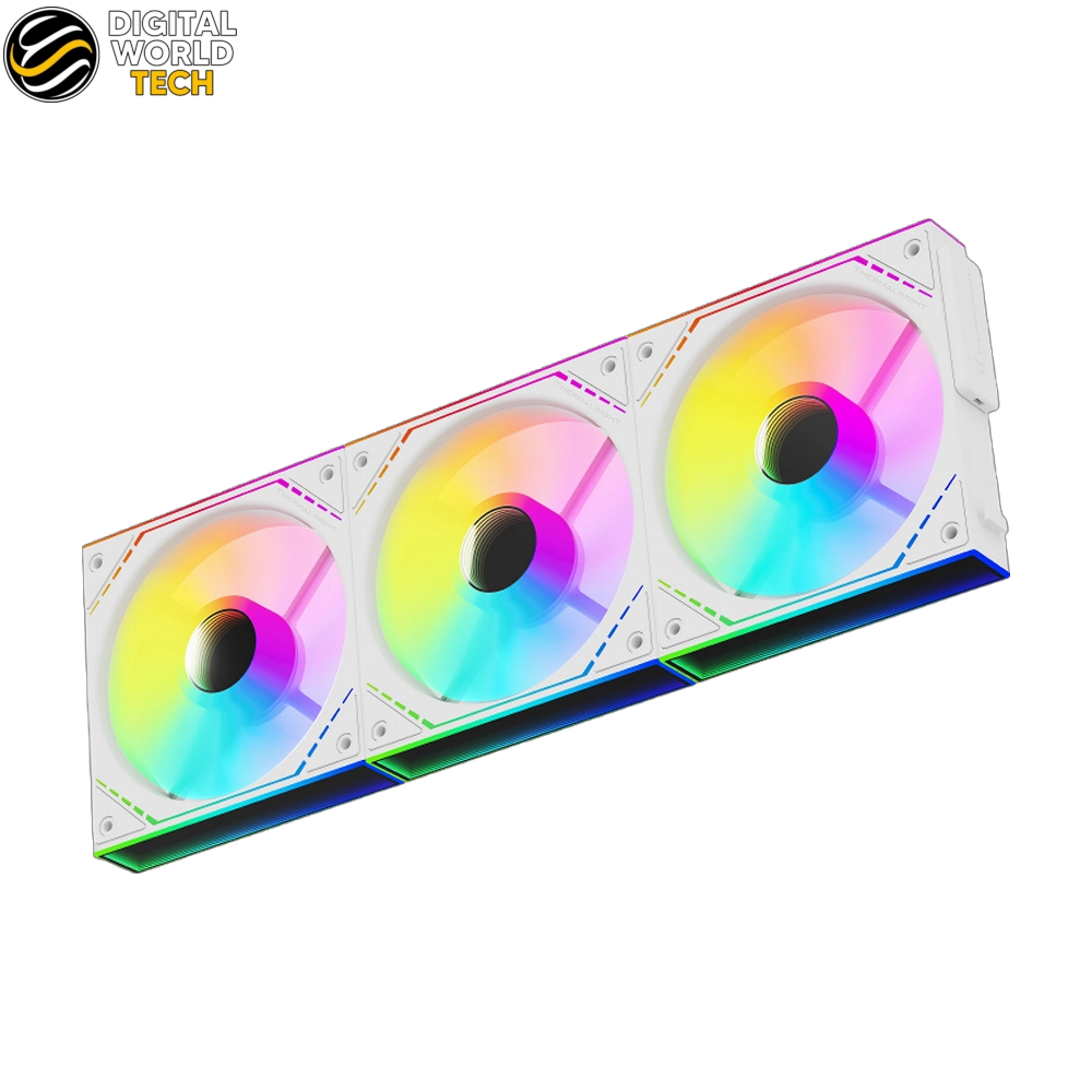 Thermalright TL-M12Q X3 Fan Kit 120mm 3-Pack ARGB PWM White 3 Thermalright TL-M12Q X3 Fan Kit 120mm ARGB White 3-Pack