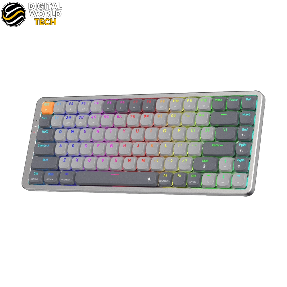 Redragon K652GG Pro Azure Wireless Mechanical Keyboard 2.4G BT Wired Red Switch RGB EN Layout 1 Redragon K652GG Pro Azure Wireless Mechanical Keyboard RGB Red Switch