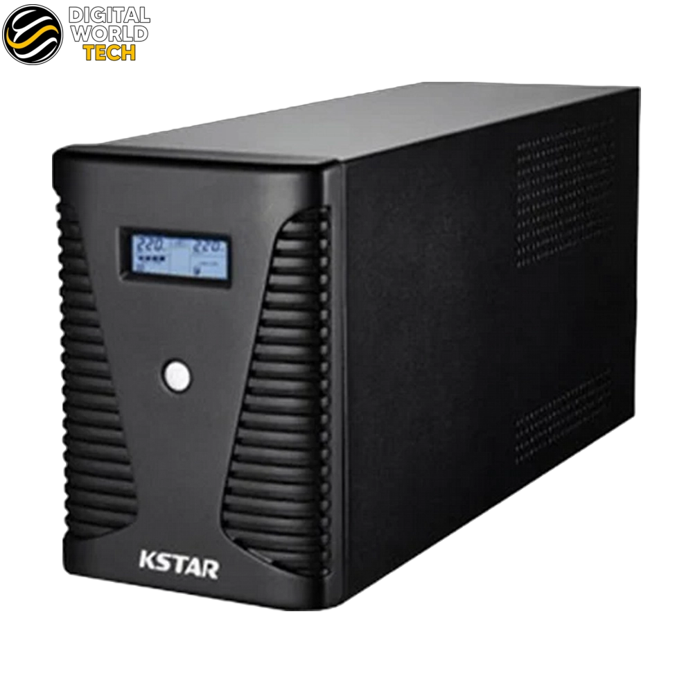 KSTAR 3000VA UPS Line Interactive 1800W 4 Battery Plastic Cabinet 1 KSTAR 3000VA UPS Line Interactive 1800W with 4 batteries and LCD display