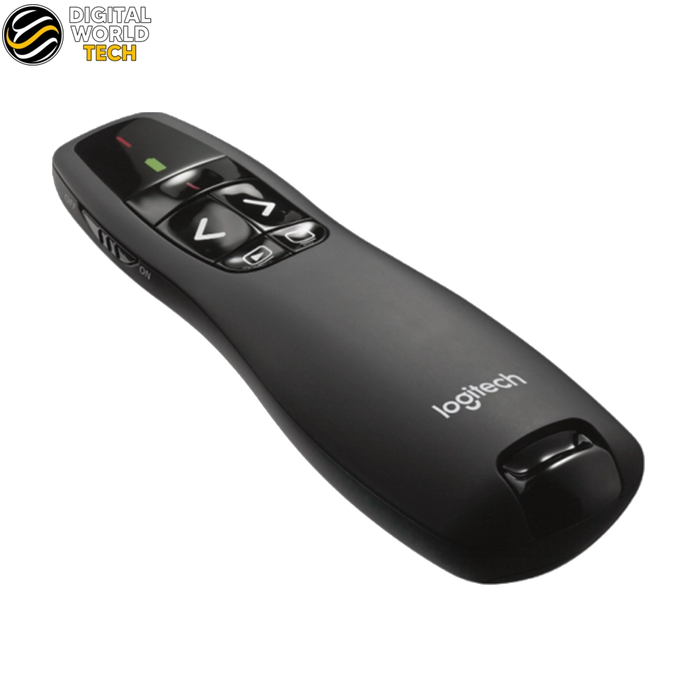 Logitech R400 Presentation Remote with Red Class 2 Laser Pointer 2.4 GHz RF 15m Range 2 Logitech R400 Presentation Remote with Red Class 2 Laser Pointer