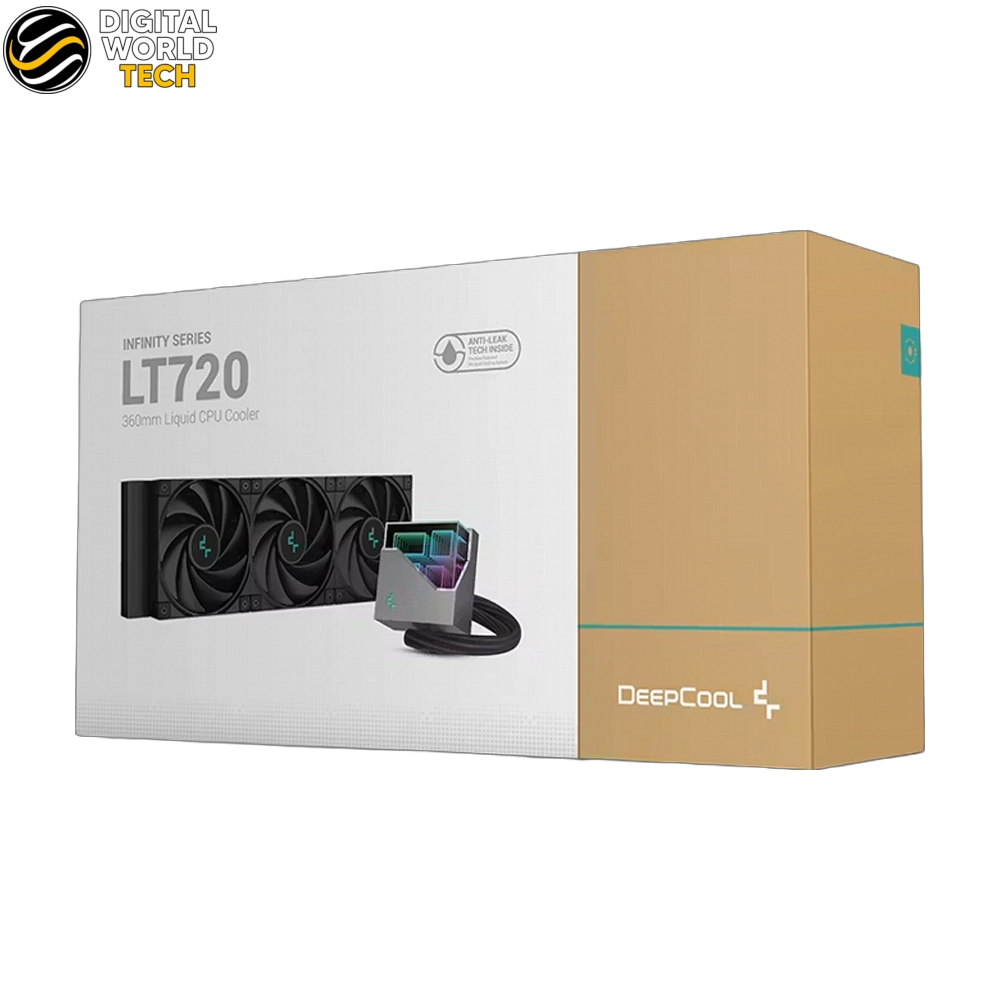 DeepCool LT720 Liquid Cooler 360mm White AIO CPU Cooler with FK120 Fans 5 DeepCool LT720 WH 360mm White AIO Liquid CPU Cooler with FK120 fans