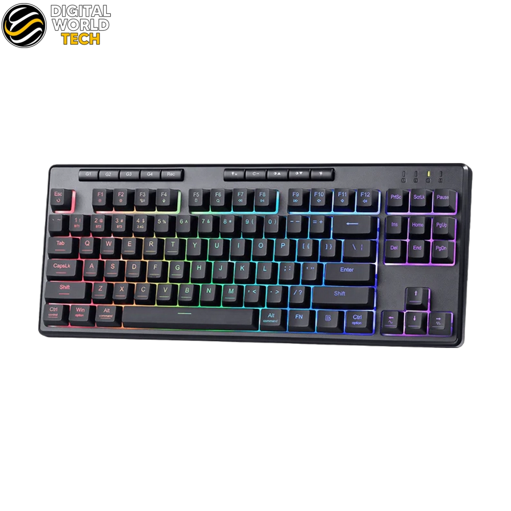 Redragon Shiva Pro K516 RGB 87-Key TKL Wireless Membrane Gaming Keyboard
