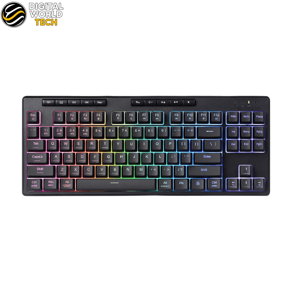 Redragon Shiva Pro Keyboard K516 RGB 87-Key TKL Wireless Membrane Gaming 2 Redragon Shiva Pro K516 RGB 87-Key TKL Wireless Membrane Gaming Keyboard