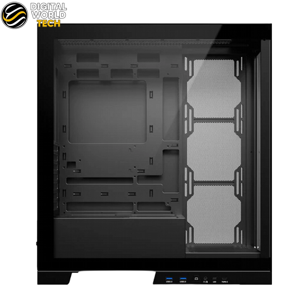 SAMA NEVIEW 4503 Case Black Dual Tempered Glass ATX Mid Tower with 4 ARGB Fans 3 SAMA NEVIEW 4503 Case Black ATX Mid Tower Dual Tempered Glass