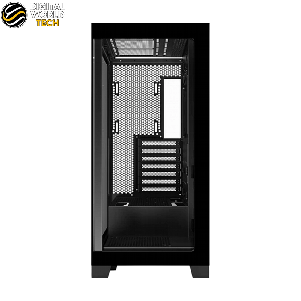 SAMA NEVIEW 4503 Case Black Dual Tempered Glass ATX Mid Tower with 4 ARGB Fans 4 SAMA NEVIEW 4503 Case Black ATX Mid Tower Dual Tempered Glass