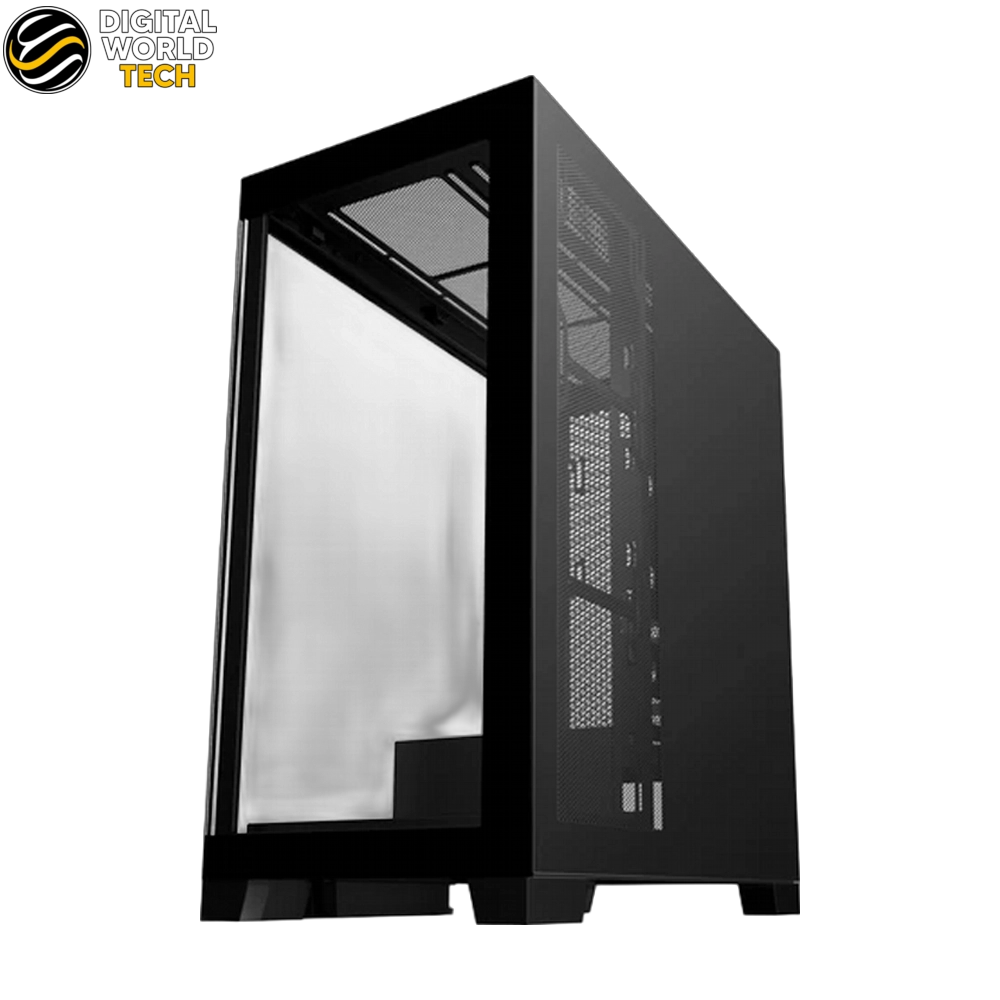 SAMA NEVIEW 4503 Case Black Dual Tempered Glass ATX Mid Tower with 4 ARGB Fans 5 SAMA NEVIEW 4503 Case Black ATX Mid Tower Dual Tempered Glass