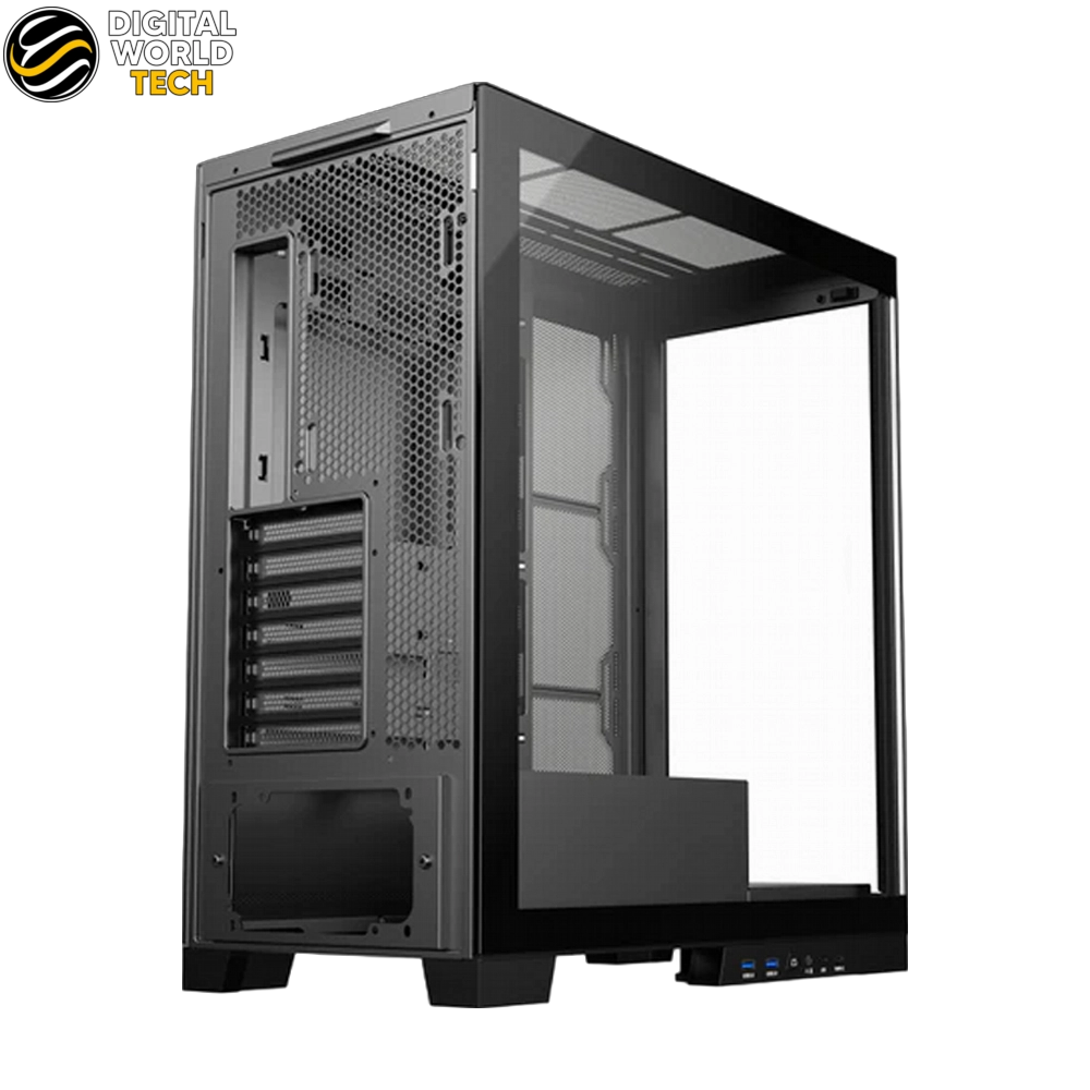 SAMA NEVIEW 4503 Case Black Dual Tempered Glass ATX Mid Tower with 4 ARGB Fans 8 SAMA NEVIEW 4503 Case Black ATX Mid Tower Dual Tempered Glass