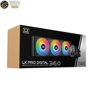 XIGMATEK LK Pro 360 Digital Arctic AIO Liquid Cooler with 2.7 LCD