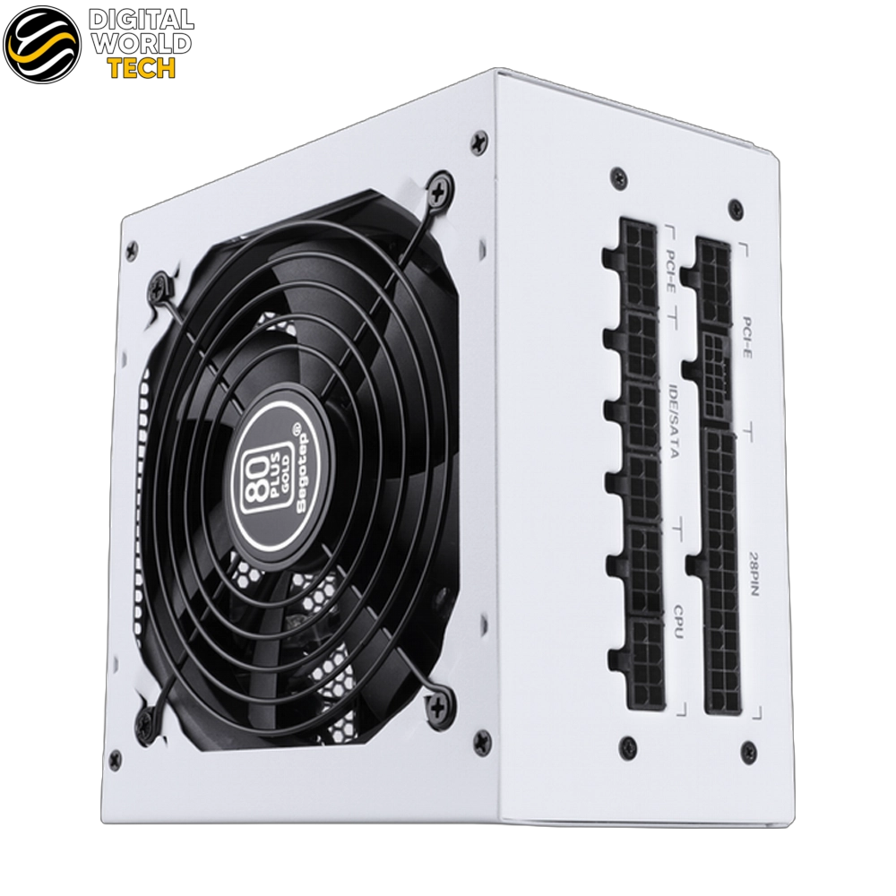 SEGOTEP GM750W Power Supply 750W 80+ Gold Full Modular White ATX 3.0 PCIe 5.0 2 Segotep GM750W 750W 80+ Gold Full Modular White Power Supply