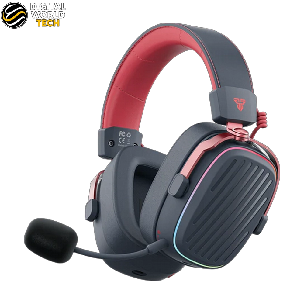 FANTECH WHG02 Gaming Headset Harmony Pro Wireless 50mm Driver 7.1 Surround ENC Microphone 1 FANTECH WHG02 Gaming Headset Harmony Pro 50mm wireless with RGB lighting