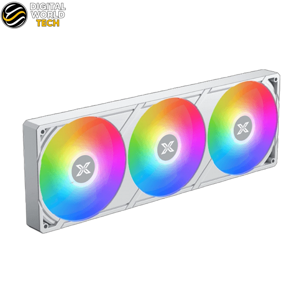Xigmatek LK Pro 360 Digital Arctic White 360mm AIO Liquid CPU Cooler with 2.7 LCD Display 5 Xigmatek LK Pro 360 Digital Arctic White 360mm AIO Liquid CPU Cooler with 2.7 LCD