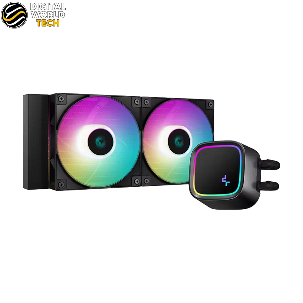 DeepCool LE520 Liquid Cooler 240mm AIO ARGB Dual Fan Black 1 DeepCool LE520 Liquid Cooler 240mm AIO ARGB Black
