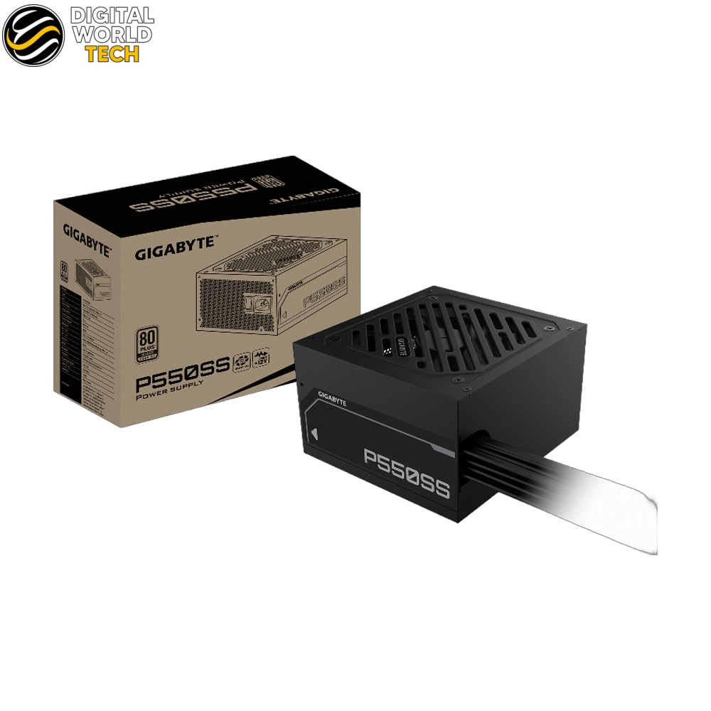GIGABYTE P550SS Power Supply 550W 80 Plus Silver Non-Modular ATX 3.0 1 GIGABYTE P550SS Power Supply 550W 80 Plus Silver ATX 3.0