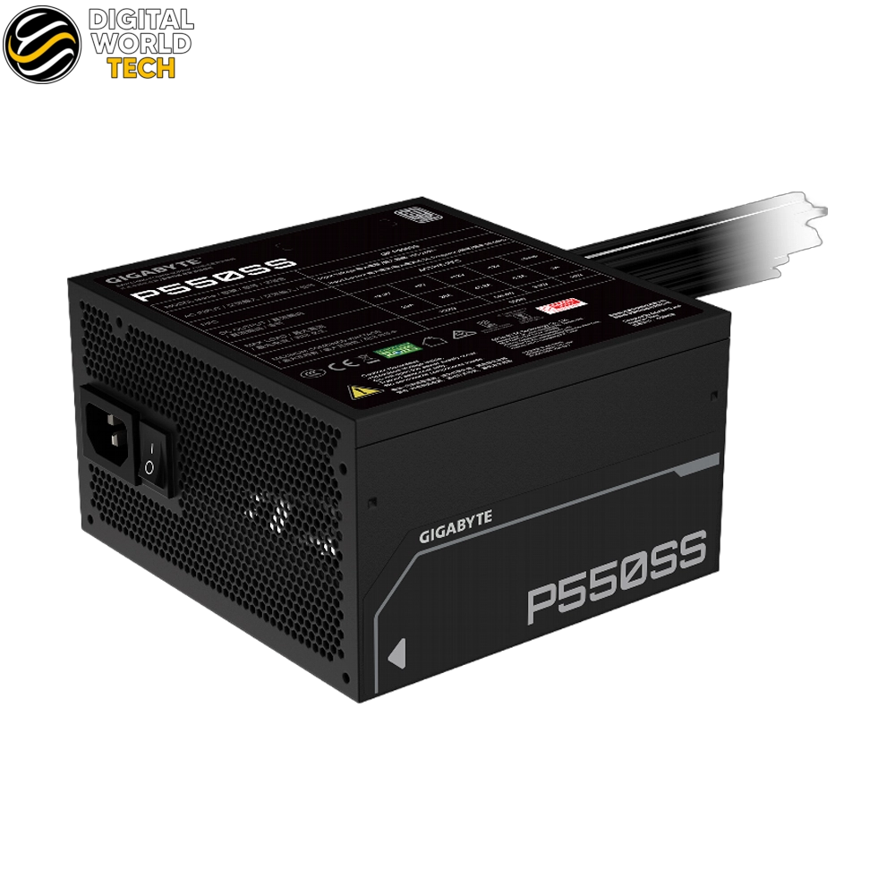GIGABYTE P550SS Power Supply 550W 80 Plus Silver Non-Modular ATX 3.0 2 GIGABYTE P550SS Power Supply 550W 80 Plus Silver ATX 3.0