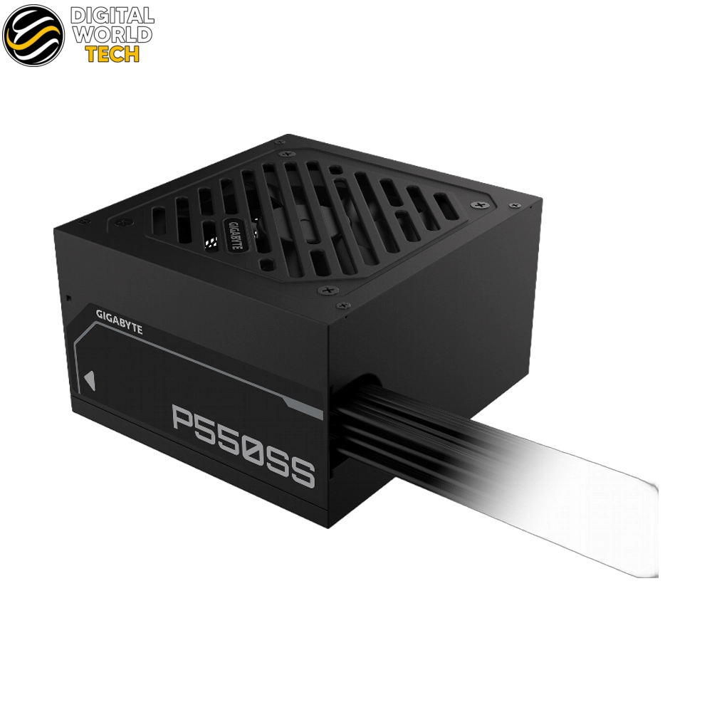 GIGABYTE P550SS Power Supply 550W 80 Plus Silver Non-Modular ATX 3.0 3 GIGABYTE P550SS Power Supply 550W 80 Plus Silver ATX 3.0