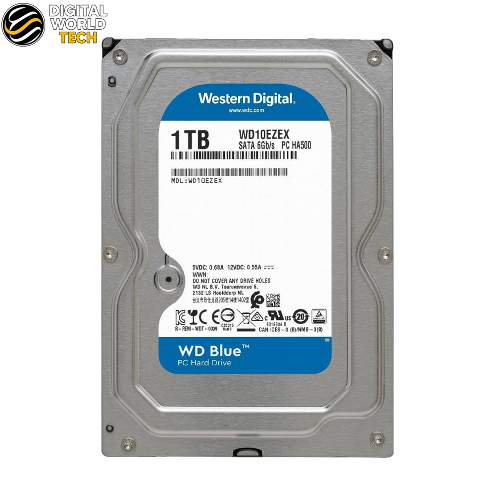 WD Blue 1TB HDD 3.5 Inch 7200 RPM SATA 6Gb/s 64MB Cache Desktop Internal Hard Drive 2 WD Blue 1TB HDD 3.5 inch 7200 RPM SATA internal hard drive