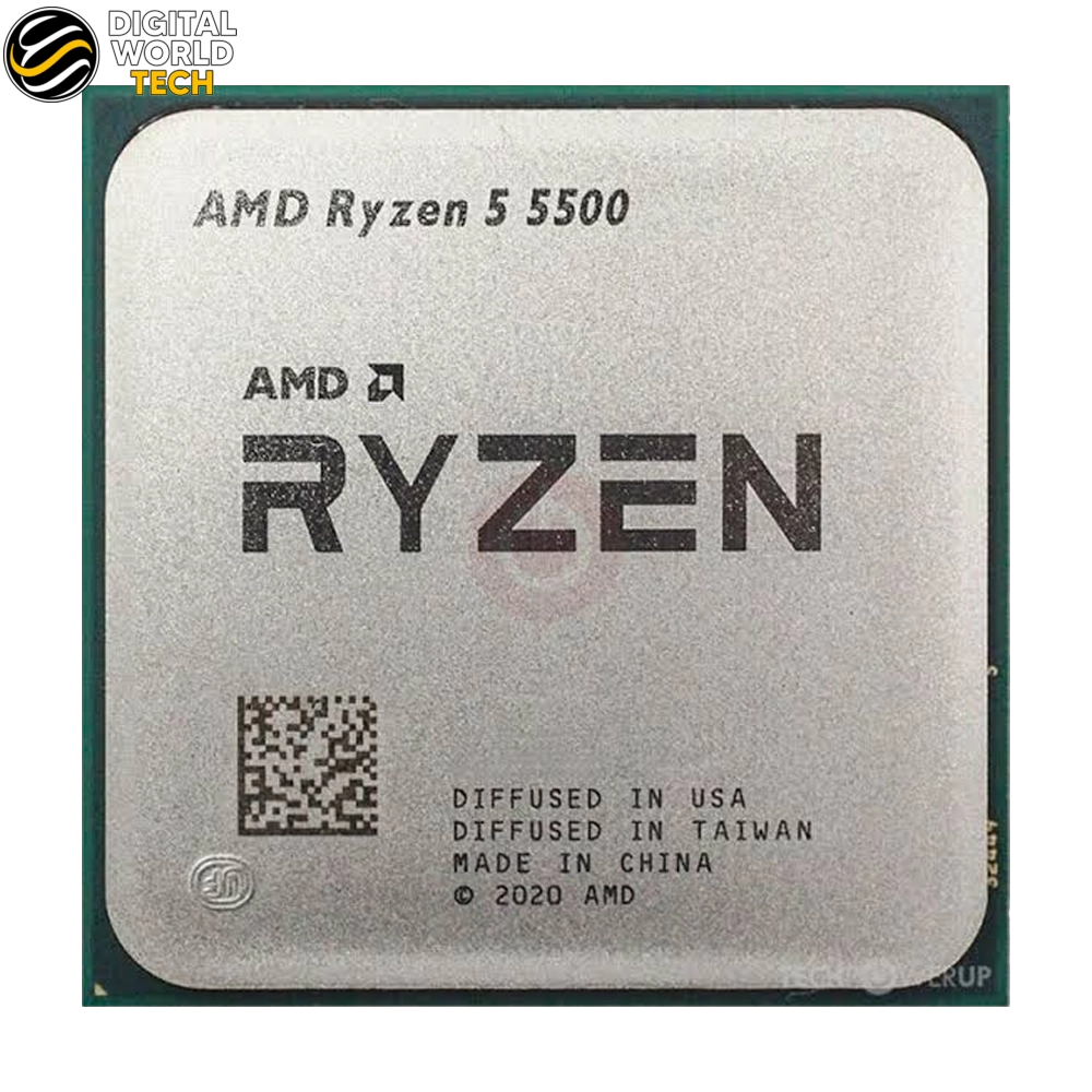 AMD Ryzen 5 5500 CPU 6 Core 12 Thread 3.6 GHz AM4 Socket Tray 2 AMD Ryzen 5 5500 CPU 6 Core AM4 Tray Processor